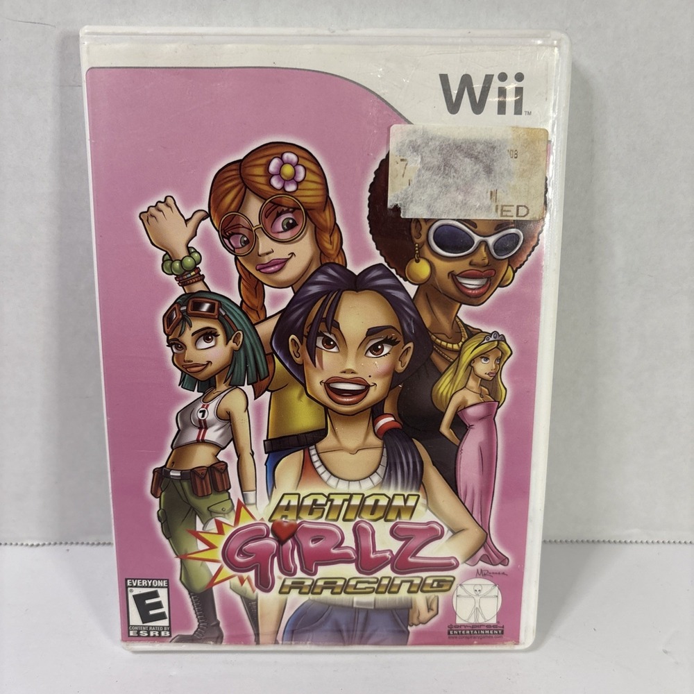 Action Girlz Racing Nintendo Wii Game CIB Manual RVL-P-RACE 2007 Racing